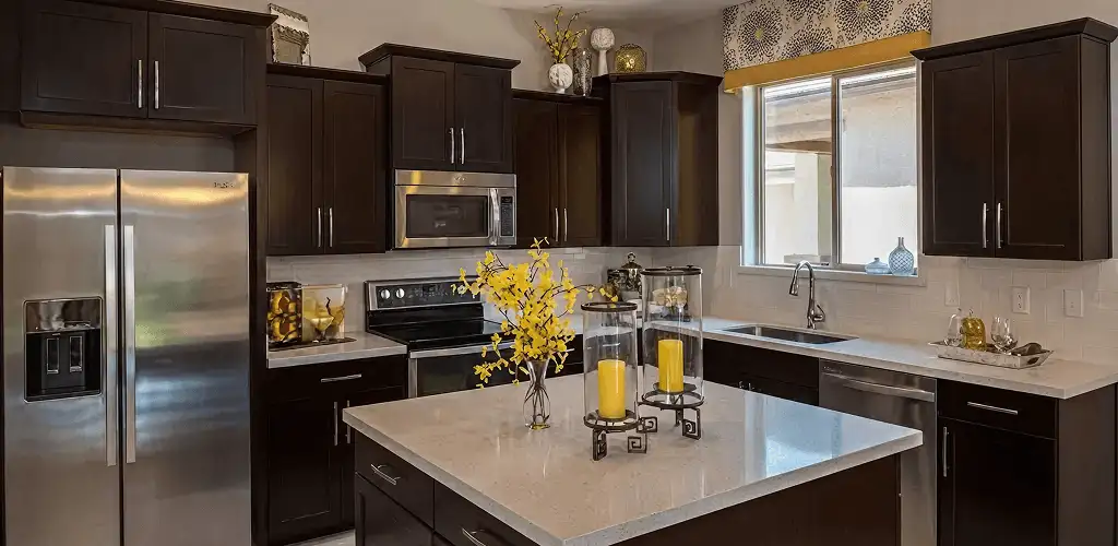 Cabinet painting results with freshly painted kitchen cabinets in Charleston, SC